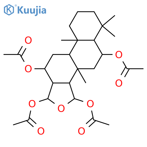 6,12,15,16-Spongianetetrol; (6α,12β,15α,16α)-form, Tetra-Ac structure