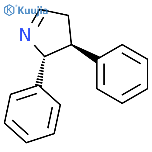 2H-Pyrrole, 3,4-dihydro-2,3-diphenyl-, trans- structure