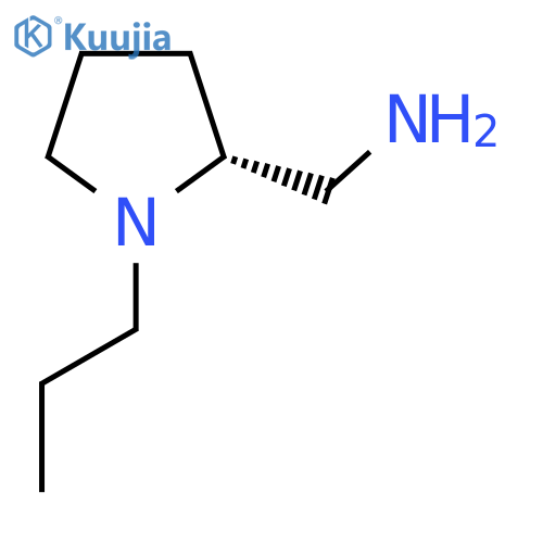 (2R)-1-propylpyrrolidin-2-ylmethanamine structure