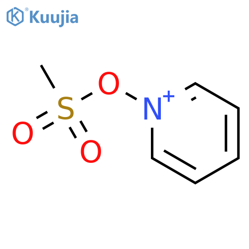 Pyridinium, 1-[(methylsulfonyl)oxy]- structure