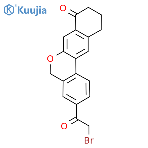 3-(2-Bromoacetyl)-10,11-dihydro-5H-benzodnaphtho2,3-bpyran-8(9H)-one structure