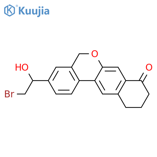 3-(2-Bromo-1-hydroxyethyl)-10,11-dihydro-5H-dibenzo[c,g]chromen-8(9H)-one structure