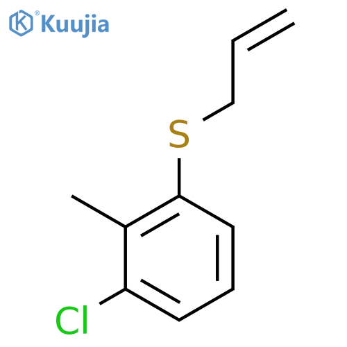Allyl(3-chloro-2-methylphenyl)sulfane structure