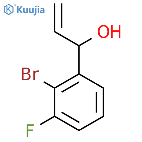 1-(2-bromo-3-fluorophenyl)prop-2-en-1-ol structure