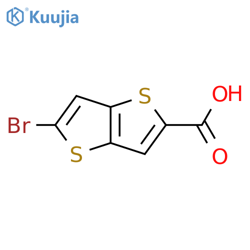 5-bromothieno[3,2-b]thiophene-2-carboxylic acid structure