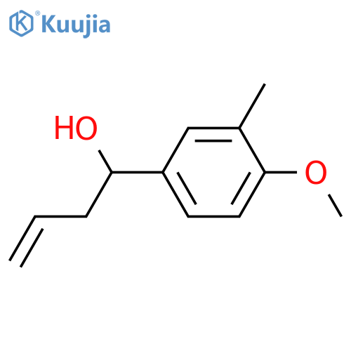 1-(4-methoxy-3-methylphenyl)but-3-en-1-ol structure