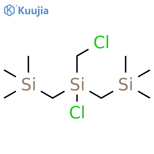 Silane, chloro(chloromethyl)bis[(trimethylsilyl)methyl]- structure