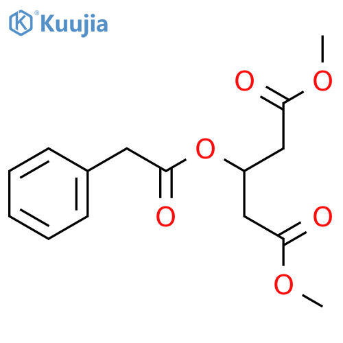 Pentanedioic acid, 3-[(phenylacetyl)oxy]-, dimethyl ester structure