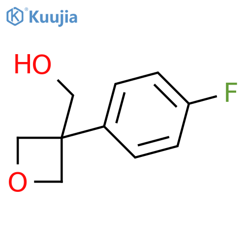 [3-(4-fluorophenyl)oxetan-3-yl]methanol structure