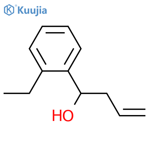 1-(2-ethylphenyl)but-3-en-1-ol structure