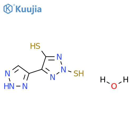 4-(2H-triazol-4-yldisulfanyl)-2H-triazole:hydrate structure