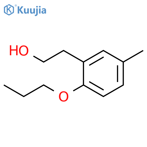 5-Methyl-2-n-propoxyphenethyl alcohol structure