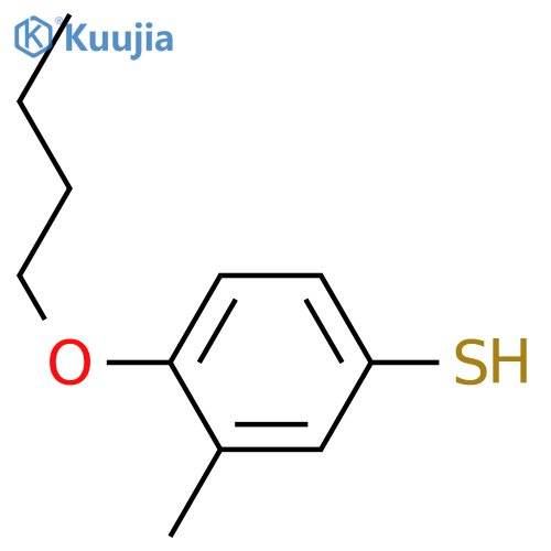 4-butoxy-3-methylbenzenethiol structure