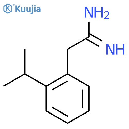 2-2-(propan-2-yl)phenylethanimidamide structure