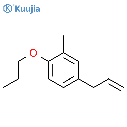 2-methyl-4-prop-2-enyl-1-propoxybenzene structure