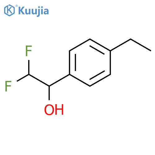 α-(Difluoromethyl)-4-ethylbenzenemethanol structure
