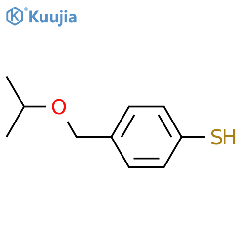 4-(propan-2-yloxymethyl)benzenethiol structure