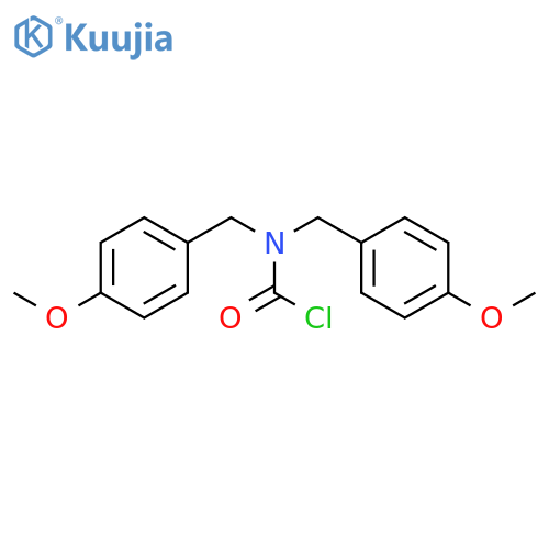 Carbamic chloride, N,N-bis[(4-methoxyphenyl)methyl]- structure