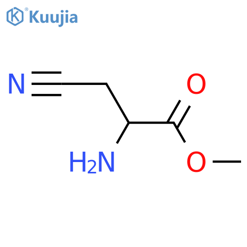 Methyl 2-amino-3-cyanopropanoate structure