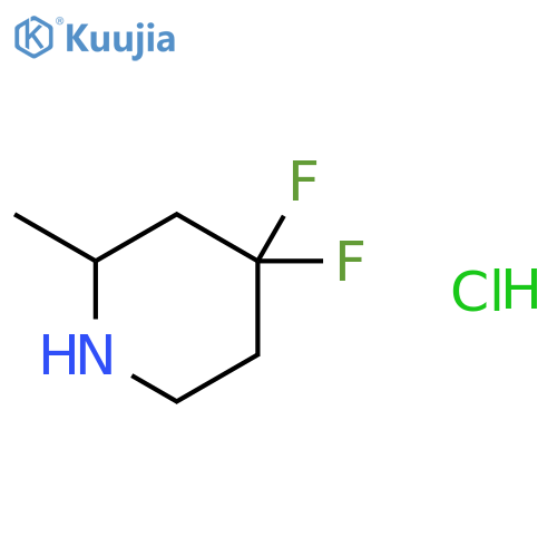 4,4-Difluoro-2-methylpiperidine hydrochloride structure