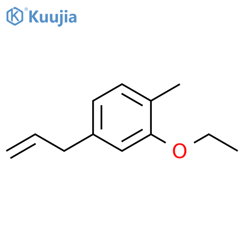 2-ethoxy-1-methyl-4-prop-2-enylbenzene structure