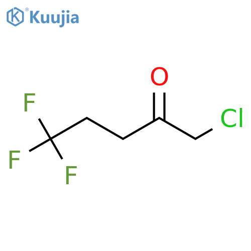 1-chloro-5,5,5-trifluoropentan-2-one structure