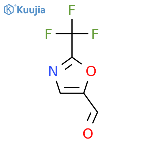 2-(trifluoromethyl)oxazole-5-carbaldehyde structure