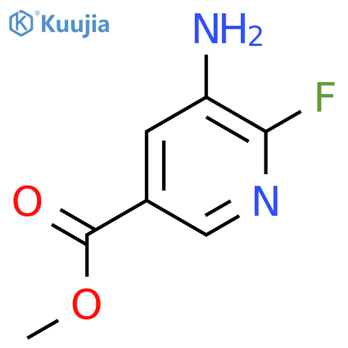 Methyl 5-Amino-6-fluoronicotinate structure