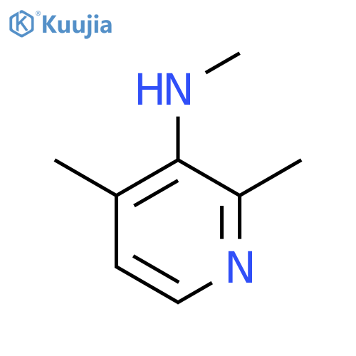 N,2,4-trimethylpyridin-3-amine structure