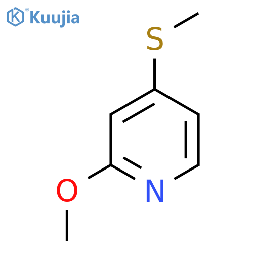 2-Methoxy-4-(methylsulfanyl)pyridine structure