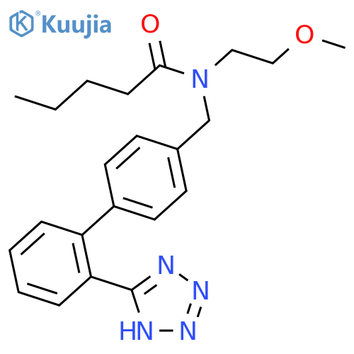 Pentanamide,N-(2-methoxyethyl)-N-[[2'-(1H-tetrazol-5-yl)[1,1'-biphenyl]-4-yl]methyl]- structure