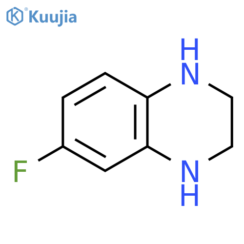 6-Fluoro-1,2,3,4-tetrahydroquinoxaline structure