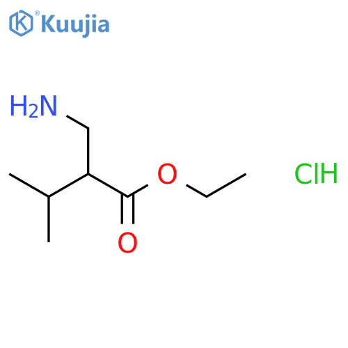 ethyl 2-(aminomethyl)-3-methylbutanoate structure