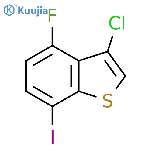 3-chloro-4-fluoro-7-iodo-1-benzothiophene structure