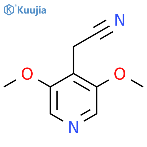 2-(3,5-DIMETHOXYPYRIDIN-4-YL)ACETONITRILE structure