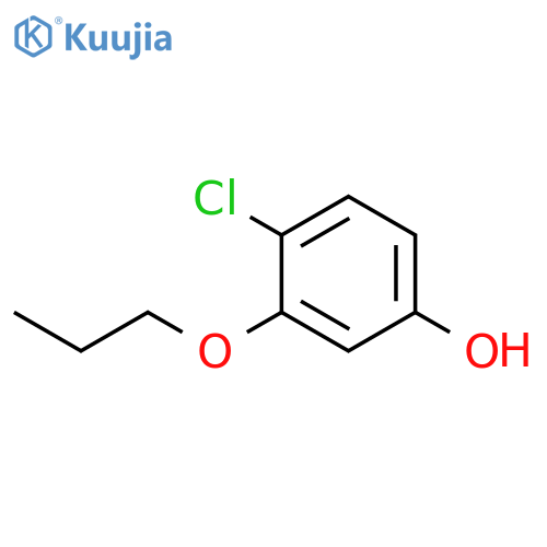 4-CHLORO-3-PROPOXYPHENOL structure