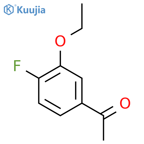 1-(3-Ethoxy-4-fluorophenyl)ethanone structure