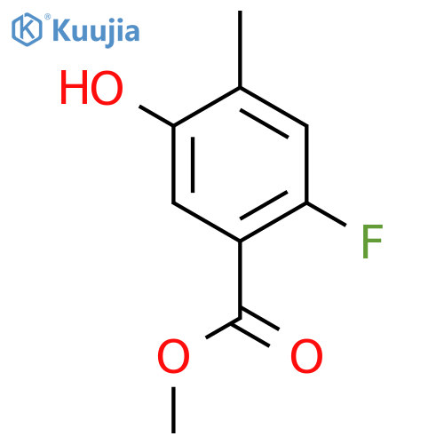 Methyl 2-Fluoro-4-Methyl-5-Hydroxybenzoate structure