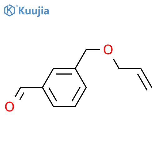 3-(prop-2-enoxymethyl)benzaldehyde structure