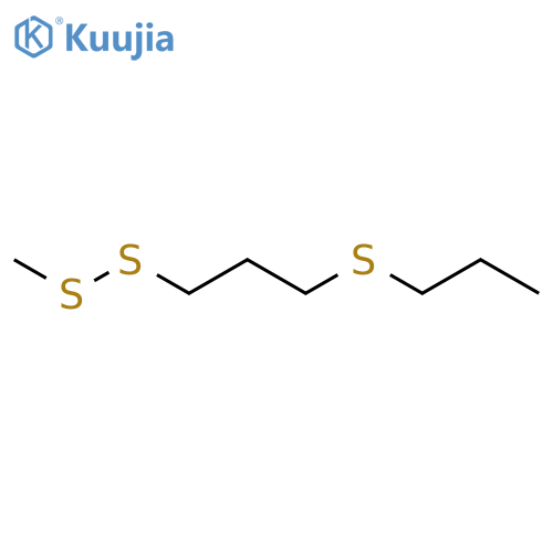 Disulfide, methyl (propylthio)propyl structure