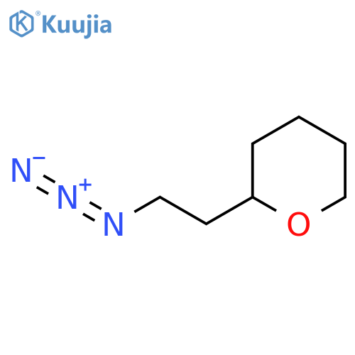 2-(2-azidoethyl)oxane structure