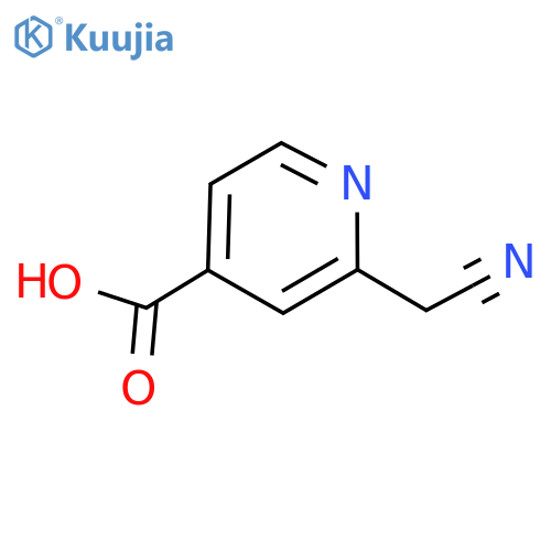 2-(Cyanomethyl)pyridine-4-carboxylic acid structure