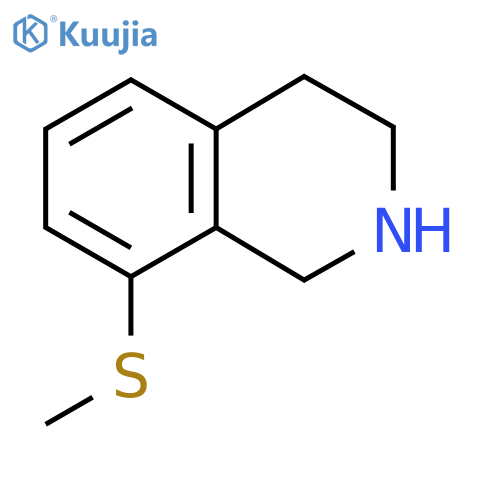 8-(Methylsulfanyl)-1,2,3,4-tetrahydroisoquinoline structure