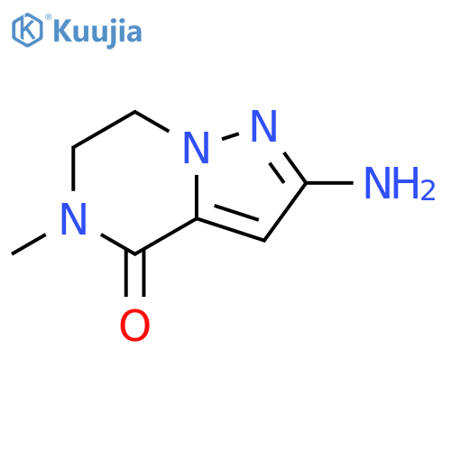 2-Amino-5-Methyl-6,7-dihydropyrazolo1,5-Apyrazin-4(5h)-one structure