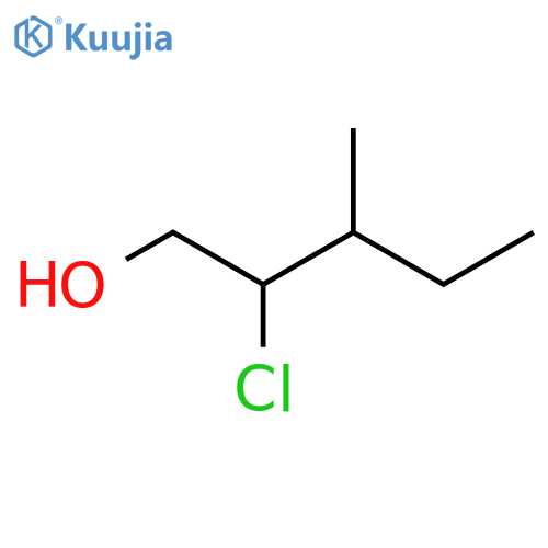 2-chloro-3-methylpentan-1-ol structure
