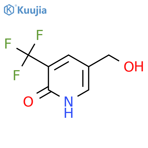 5-(Hydroxymethyl)-3-(trifluoromethyl)pyridin-2-ol structure