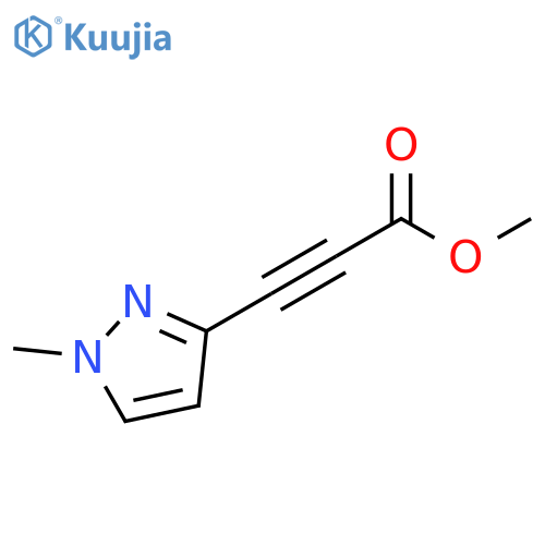 methyl 3-(1-methyl-1H-pyrazol-3-yl)prop-2-ynoate structure