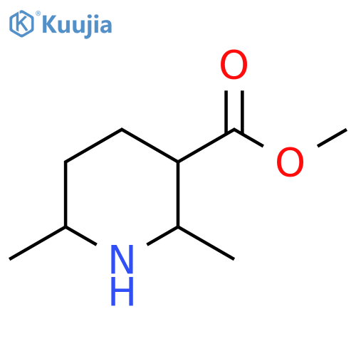 methyl 2,6-dimethylpiperidine-3-carboxylate structure