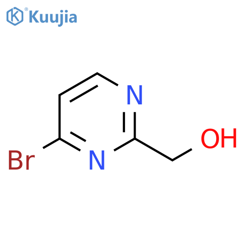 2-Pyrimidinemethanol, 4-bromo- structure