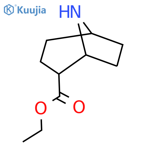 ethyl 8-azabicyclo3.2.1octane-2-carboxylate structure